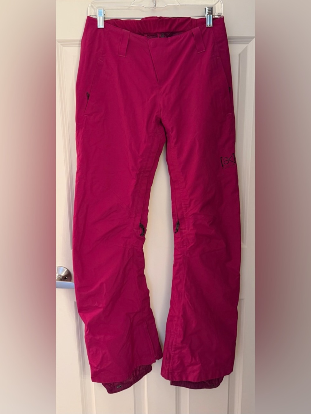 Burton AK Summit Gore Tex Snow Pants, Small, Berry/Pink